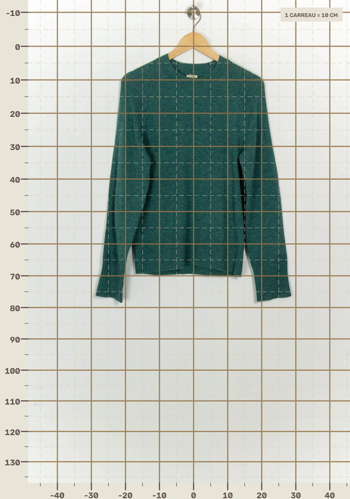 Pull Col Rond Bleu Canard - Taille S/36 de la marque Ekyog | PARAD125689 - Vendu par Paradigme - Image 4