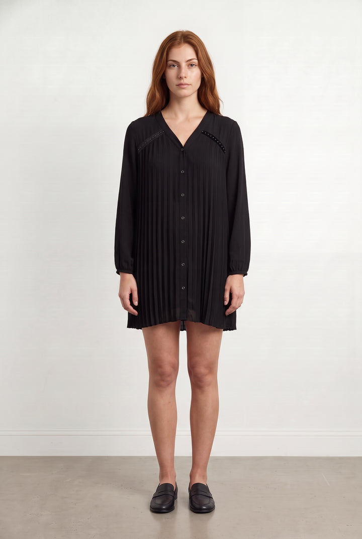 Robe Courte Noire - Taille M/38 de la marque I.Code | PARAD125691 - Vendu par Paradigme - Image 1