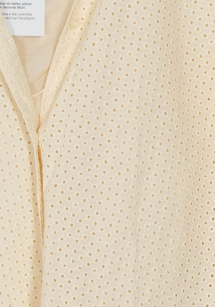 Robe Courte Beige - Taille M/38 de la marque Comptoir des Cotonniers | PARAD125697 - Vendu par Paradigme - Image 3