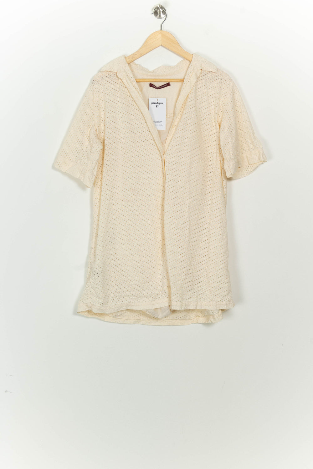 Robe Courte Beige - Taille M/38 de la marque Comptoir des Cotonniers | PARAD125697 - Vendu par Paradigme - Image 2