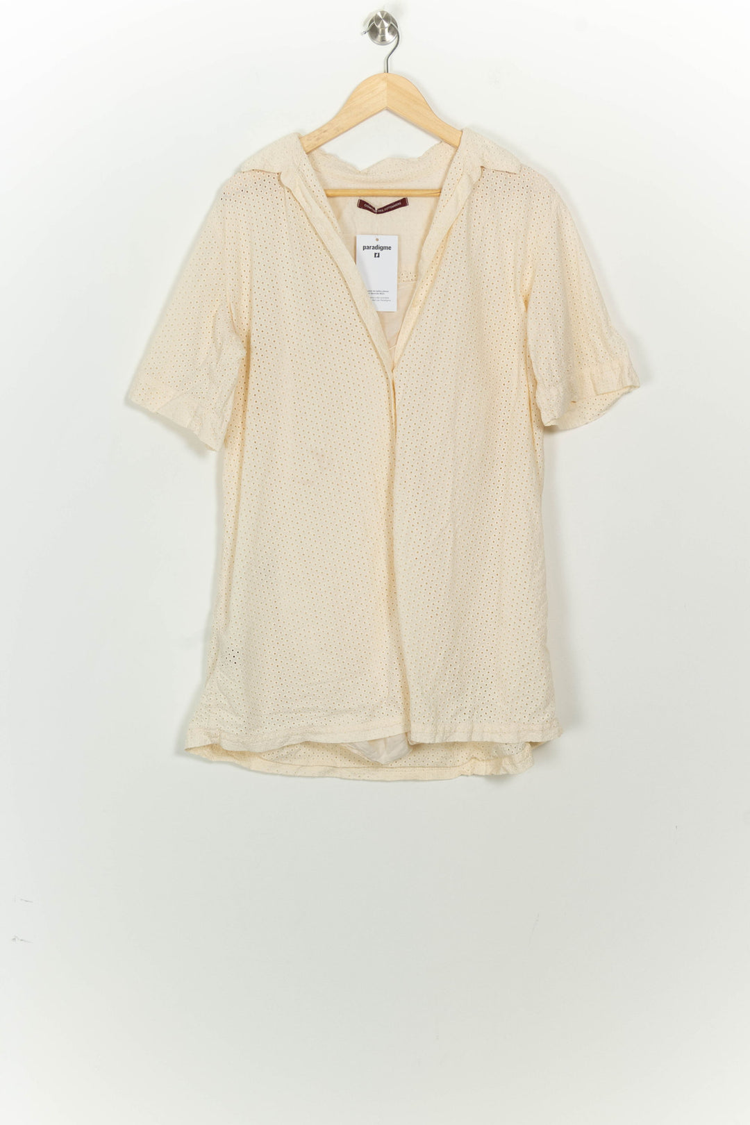 Robe Courte Beige - Taille M/38 de la marque Comptoir des Cotonniers | PARAD125697 - Vendu par Paradigme - Image 2