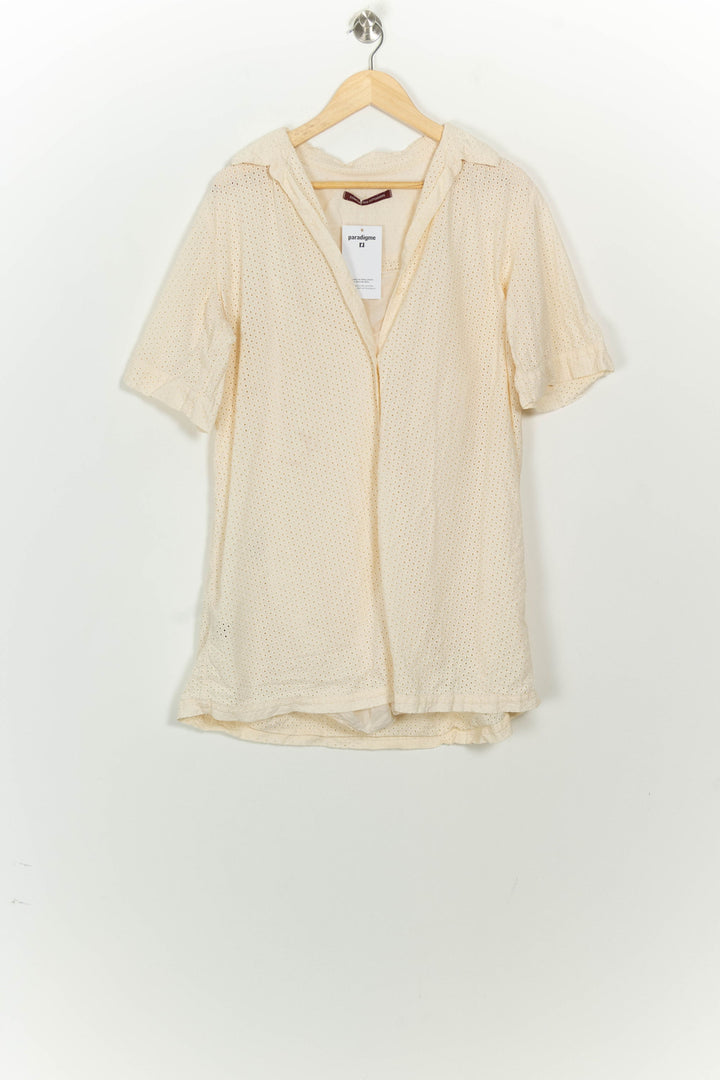 Robe Courte Beige - Taille M/38 de la marque Comptoir des Cotonniers | PARAD125697 - Vendu par Paradigme - Image 2