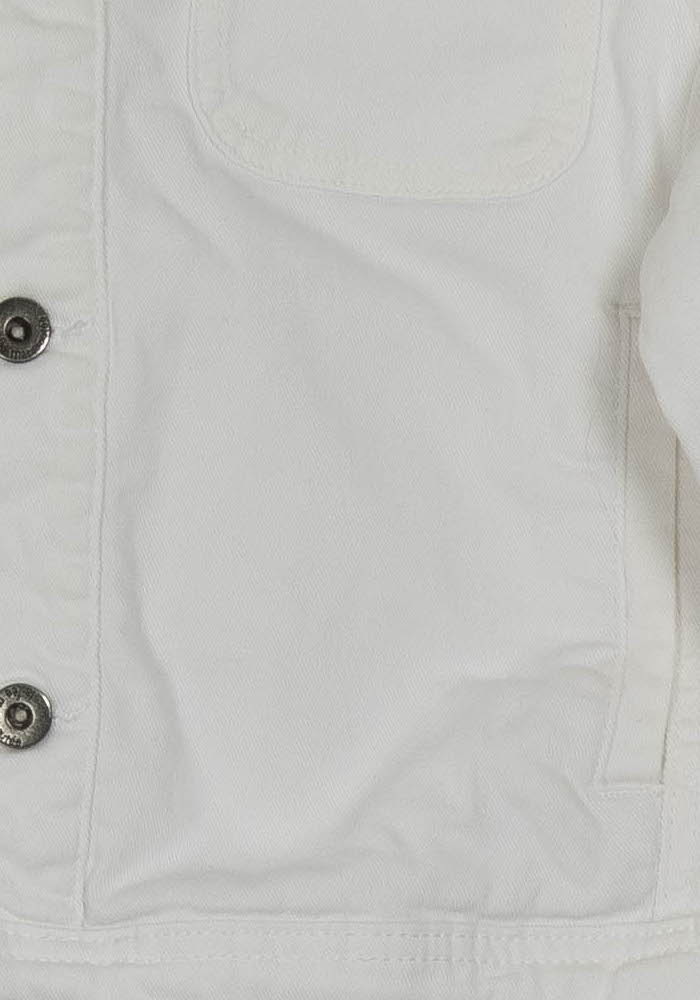 Veste En Jean Blanche - Taille M/38 de la marque La Fée Maraboutée | PARAD125698 - Vendu par Paradigme - Image 3