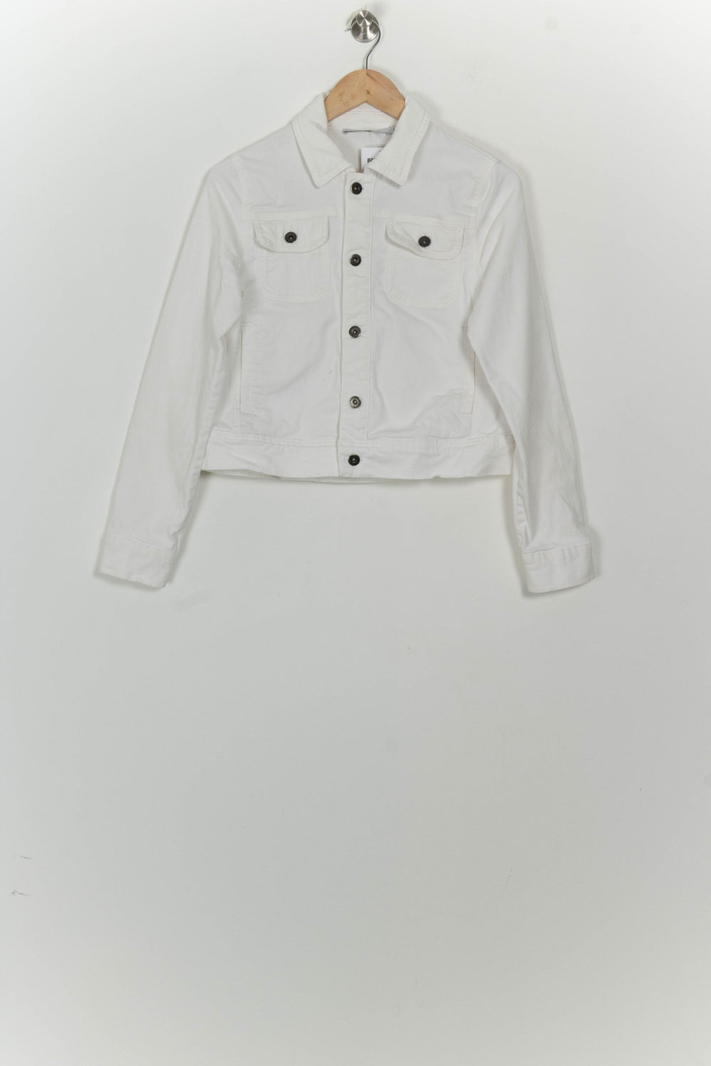 Veste En Jean Blanche - Taille M/38 de la marque La Fée Maraboutée | PARAD125698 - Vendu par Paradigme - Image 2