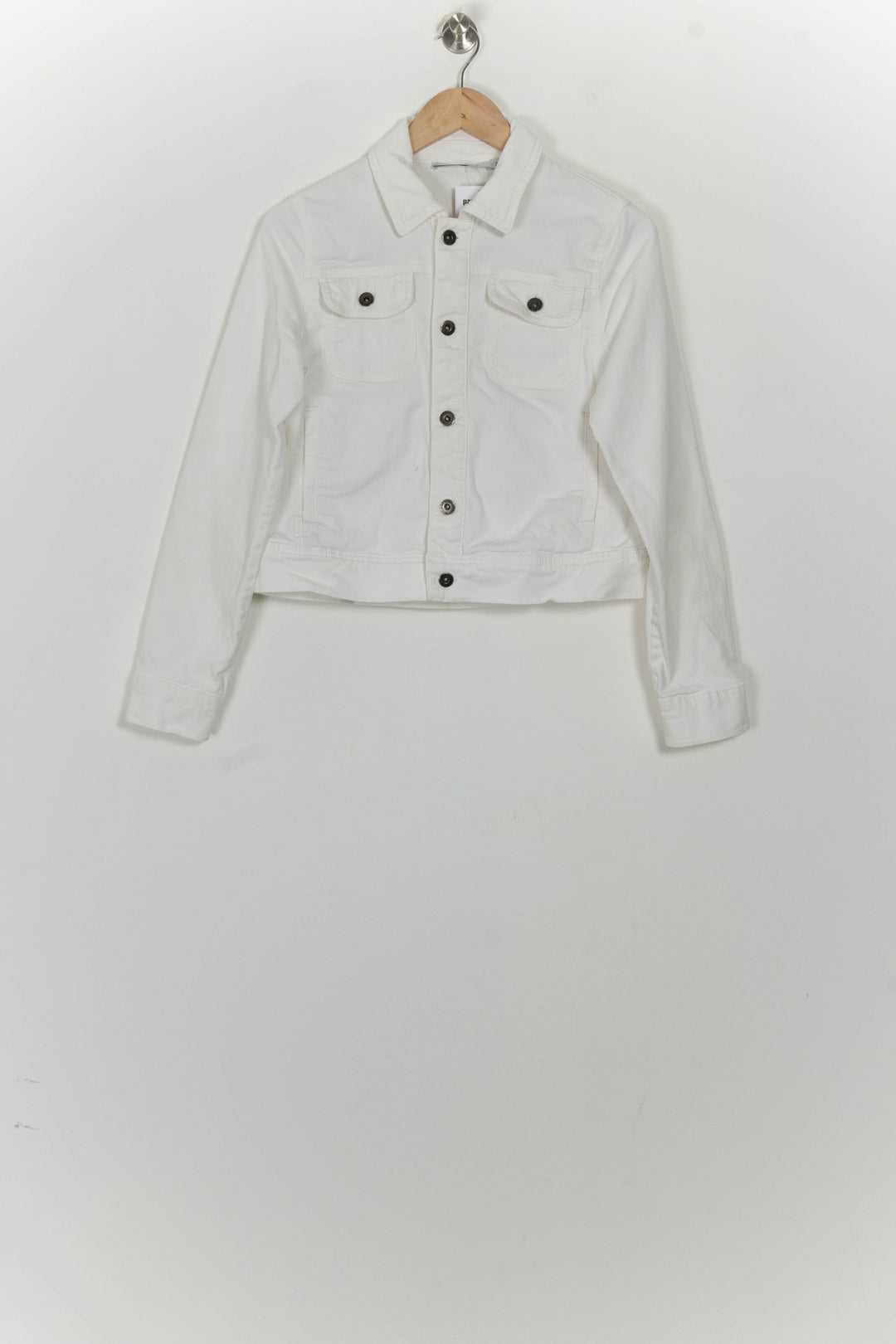 Veste En Jean Blanche - Taille M/38 de la marque La Fée Maraboutée | PARAD125698 - Vendu par Paradigme - Image 2