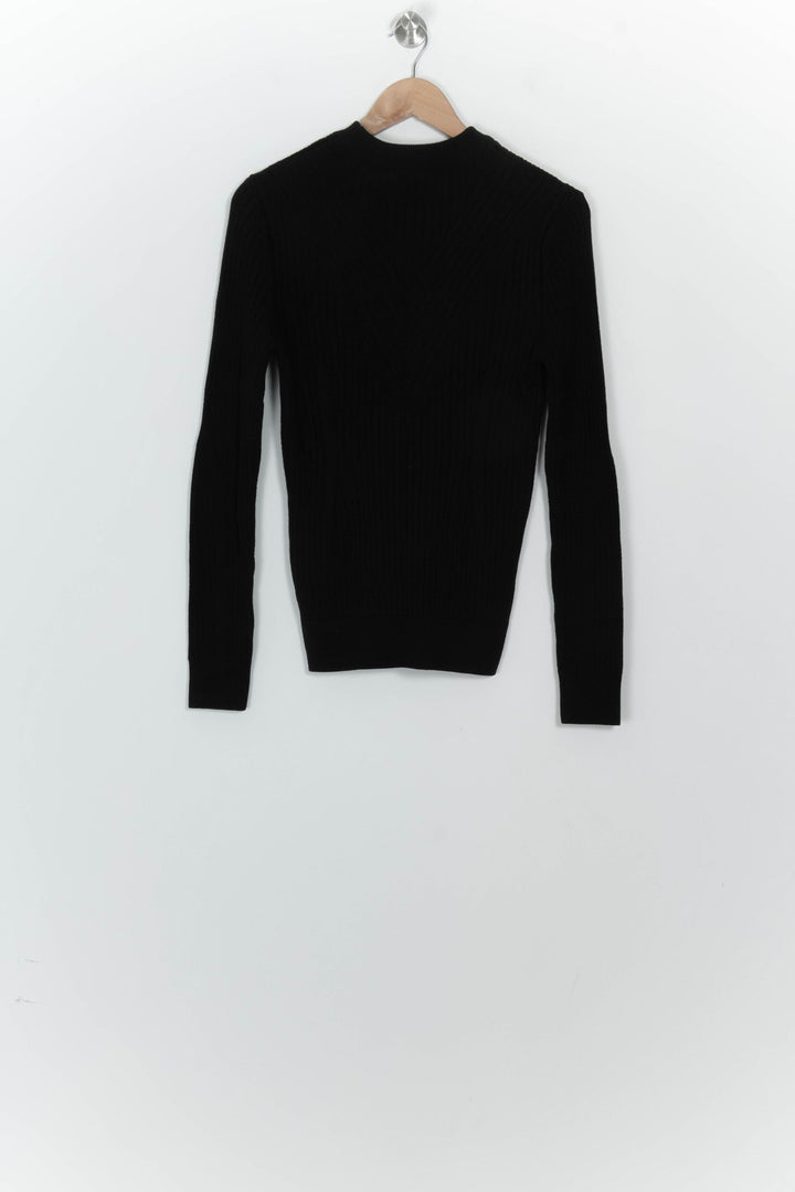 Pull Noir à Col Rond - Taille M/38 de la marque Fusalp | PARAD125699 - Vendu par Paradigme - Image 5