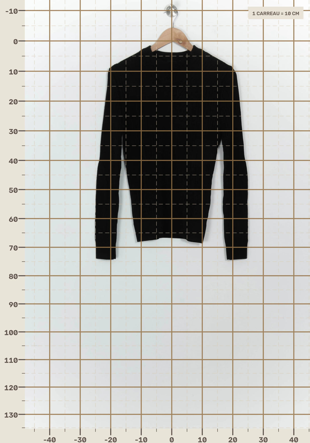 Pull Noir à Col Rond - Taille M/38 de la marque Fusalp | PARAD125699 - Vendu par Paradigme - Image 4