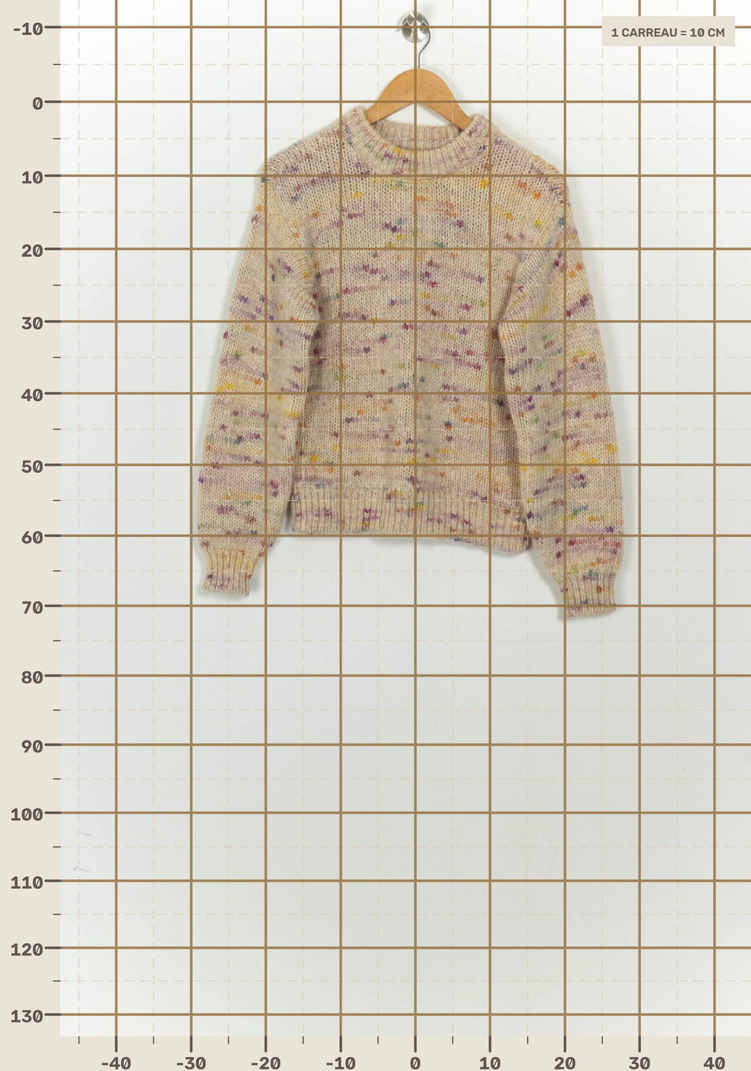 Pull Beige - Taille XS/34 de la marque Des petits hauts | PARAD125702 - Vendu par Paradigme - Image 4