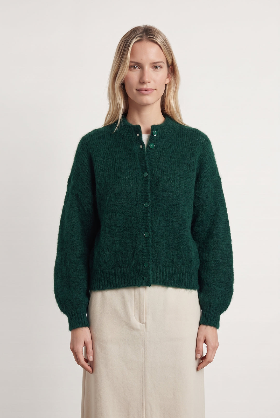 Cardigan Vert foncé - Taille S/36 de la marque Des petits hauts | PARAD125703 - Vendu par Paradigme - Image 1