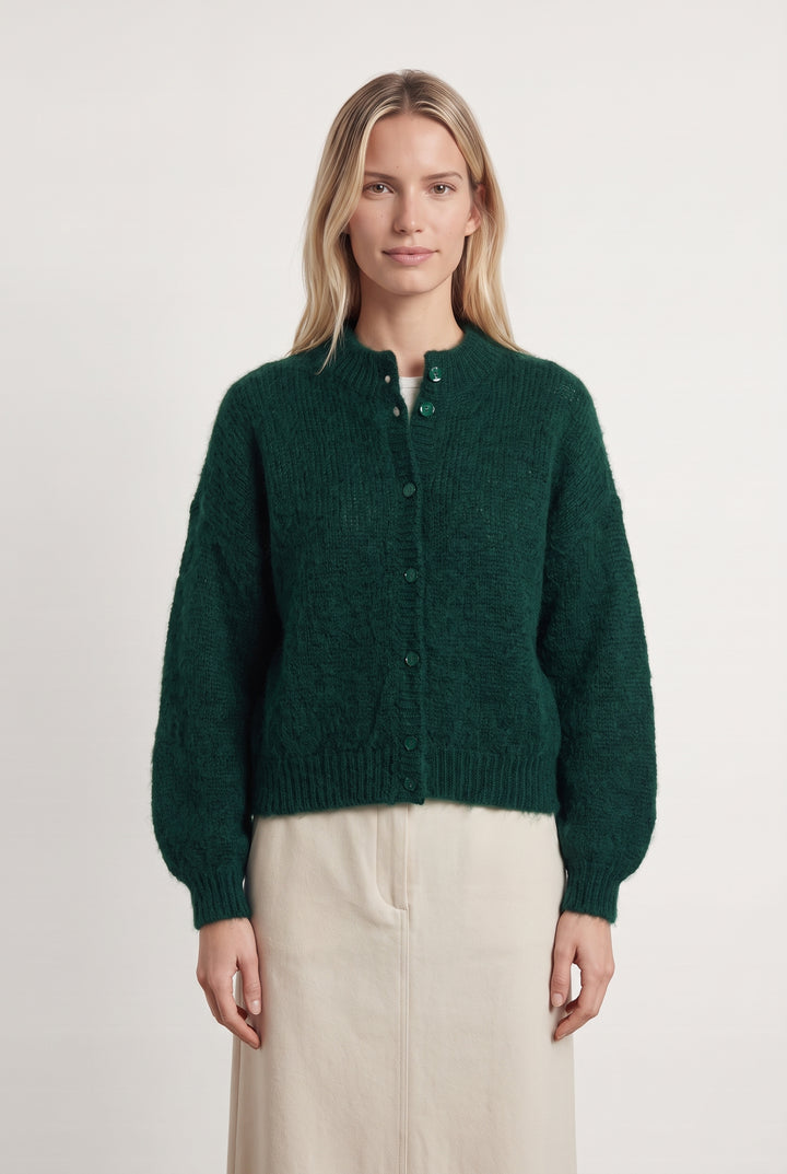 Cardigan Vert foncé - Taille S/36 de la marque Des petits hauts | PARAD125703 - Vendu par Paradigme - Image 1