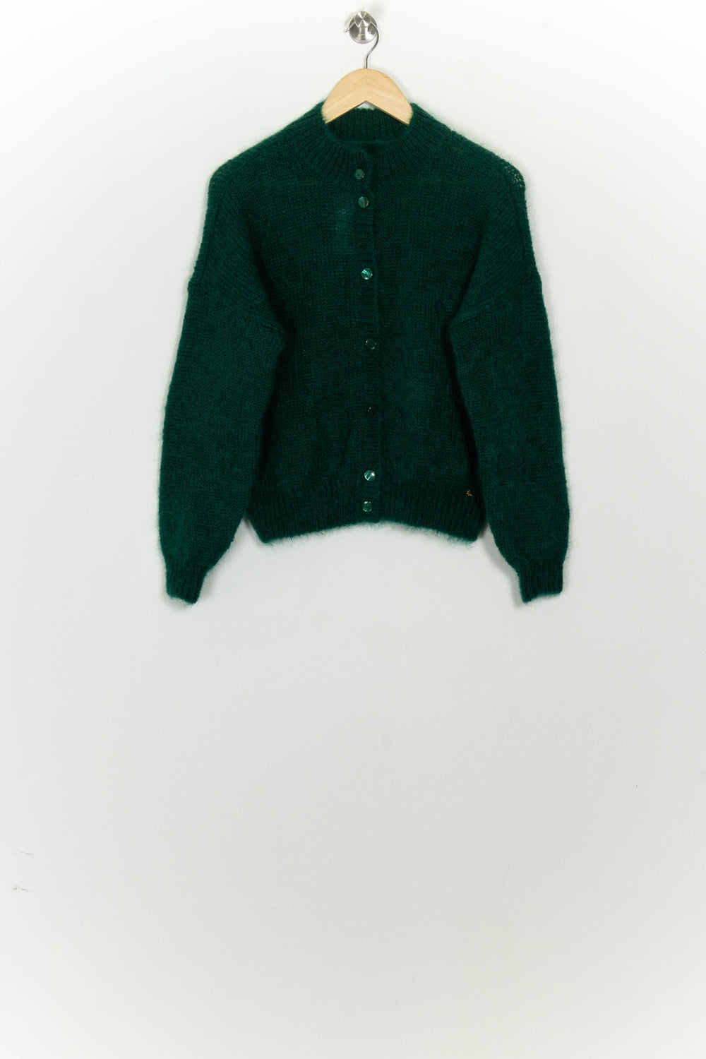 Cardigan Vert foncé - Taille S/36 de la marque Des petits hauts | PARAD125703 - Vendu par Paradigme - Image 2