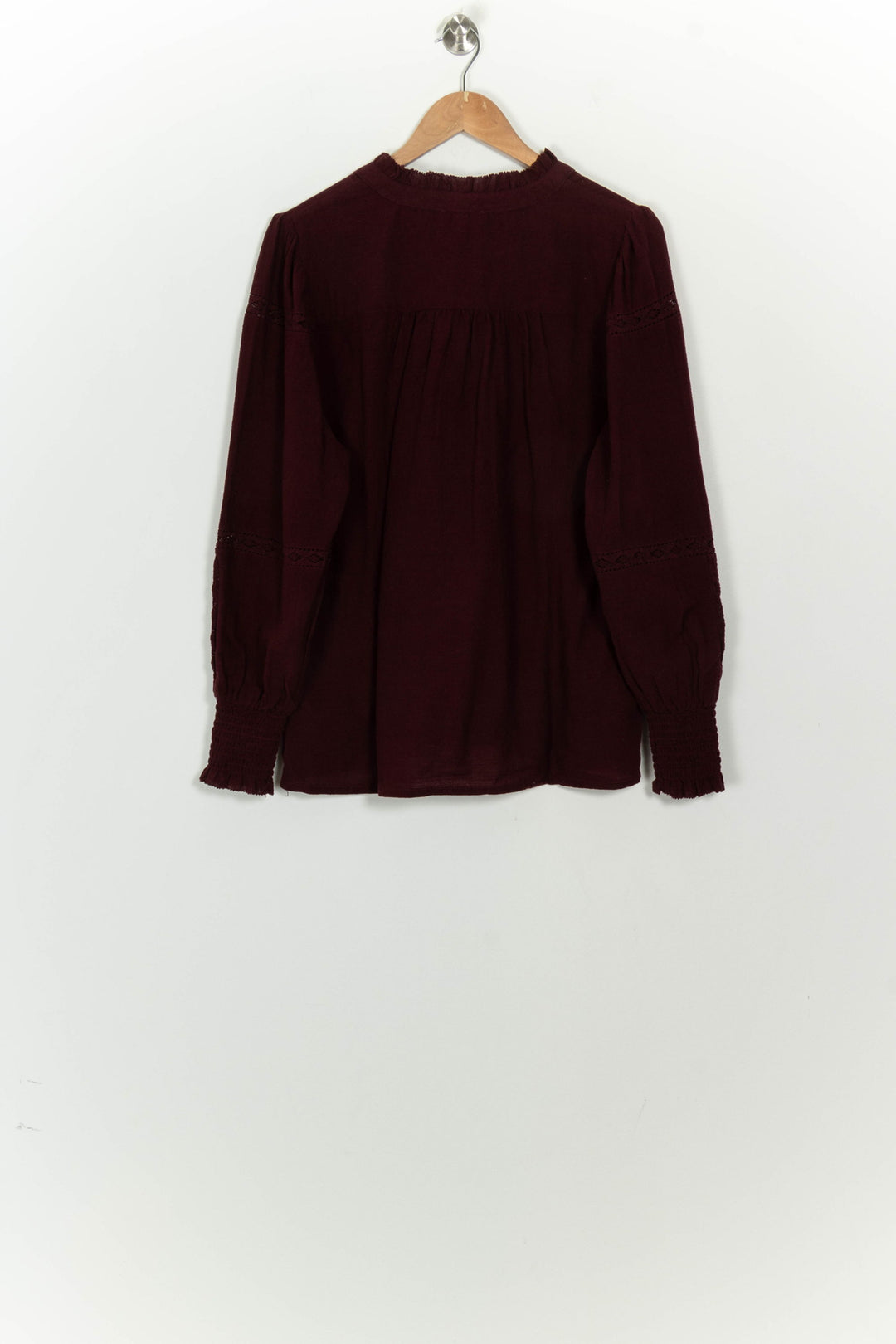 Blouse Bordeaux - Taille M/38 de la marque Maison 123 | PARAD125708 - Vendu par Paradigme - Image 5
