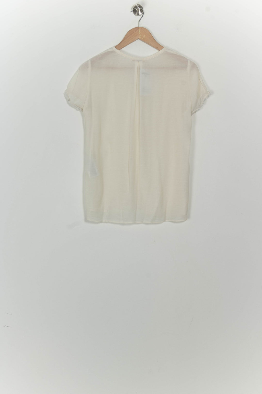 Blouse Beige - Taille M/38 de la marque Maje | PARAD125711 - Vendu par Paradigme - Image 5