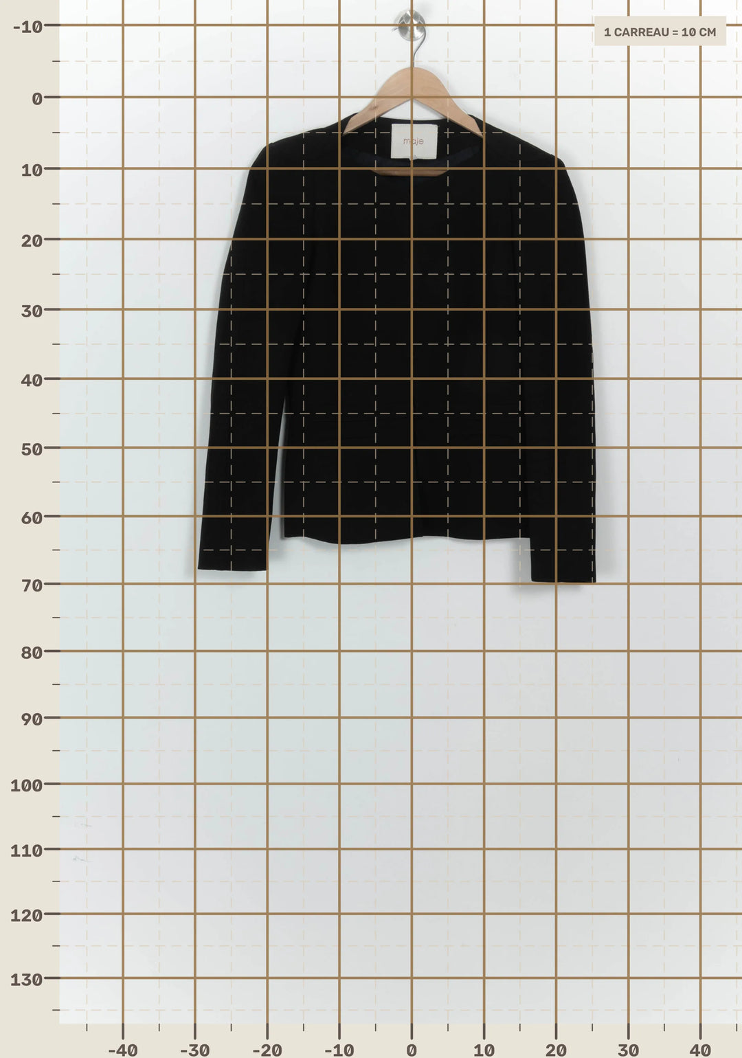 Veste Tailleur Noire - Taille M/38 de la marque Maje | PARAD125713 - Vendu par Paradigme - Image 4