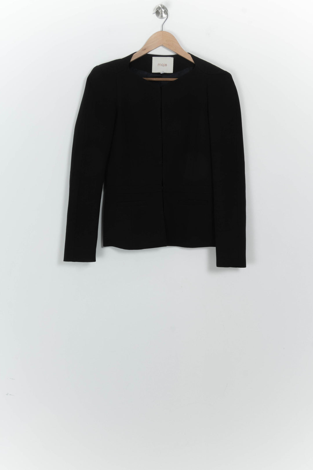Veste Tailleur Noire - Taille M/38 de la marque Maje | PARAD125713 - Vendu par Paradigme - Image 2