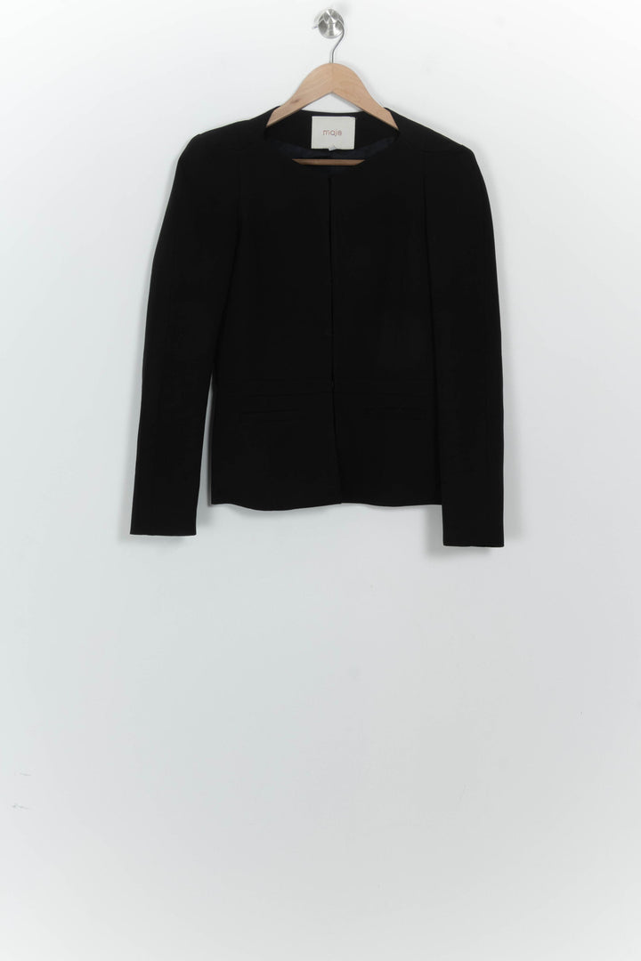 Veste Tailleur Noire - Taille M/38 de la marque Maje | PARAD125713 - Vendu par Paradigme - Image 2