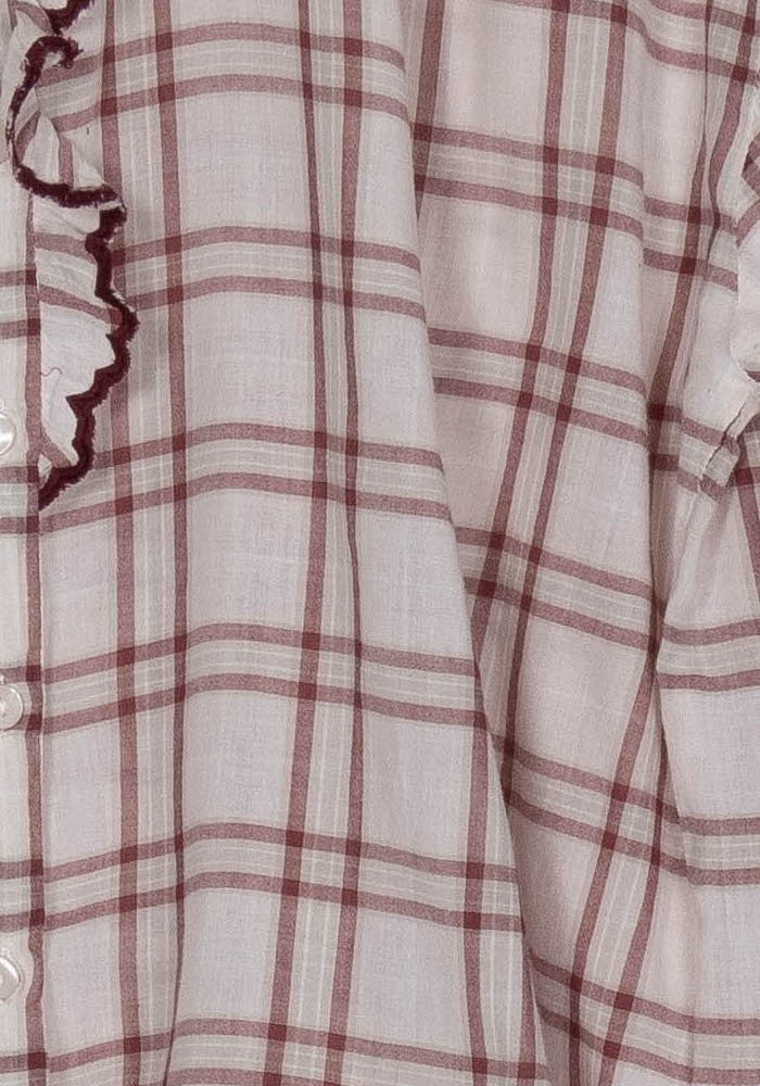 Chemise Rose et Bordeaux - Taille S/36 de la marque Suncoo | PARAD125720 - Vendu par Paradigme - Image 3