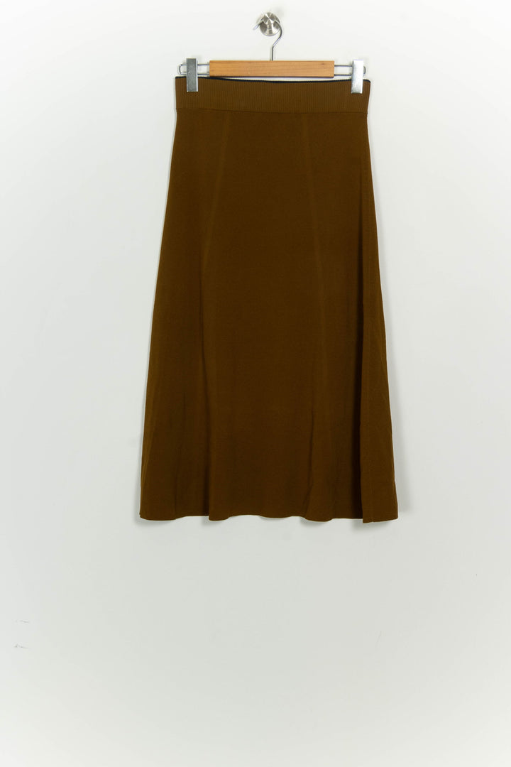 Jupe Midi Marron - Taille M/38 de la marque Comptoir des Cotonniers | PARAD125725 - Vendu par Paradigme - Image 2