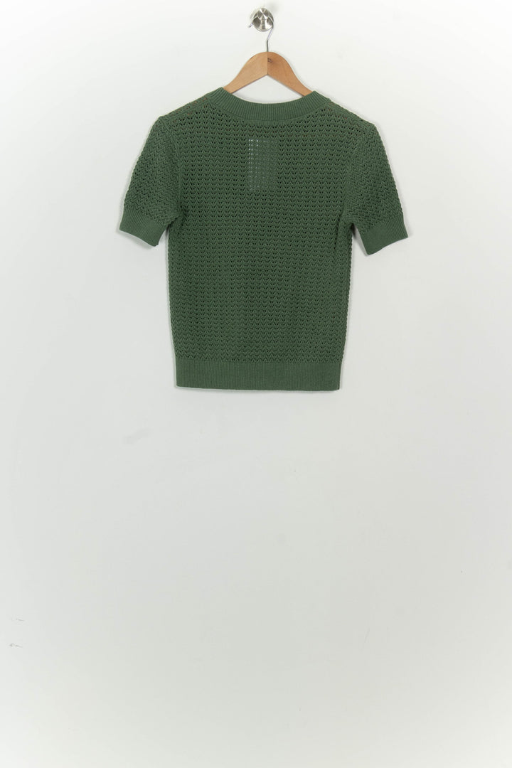 Pull À Manches Courtes Vert - Taille S/36 de la marque Comptoir des Cotonniers | PARAD125728 - Vendu par Paradigme - Image 5
