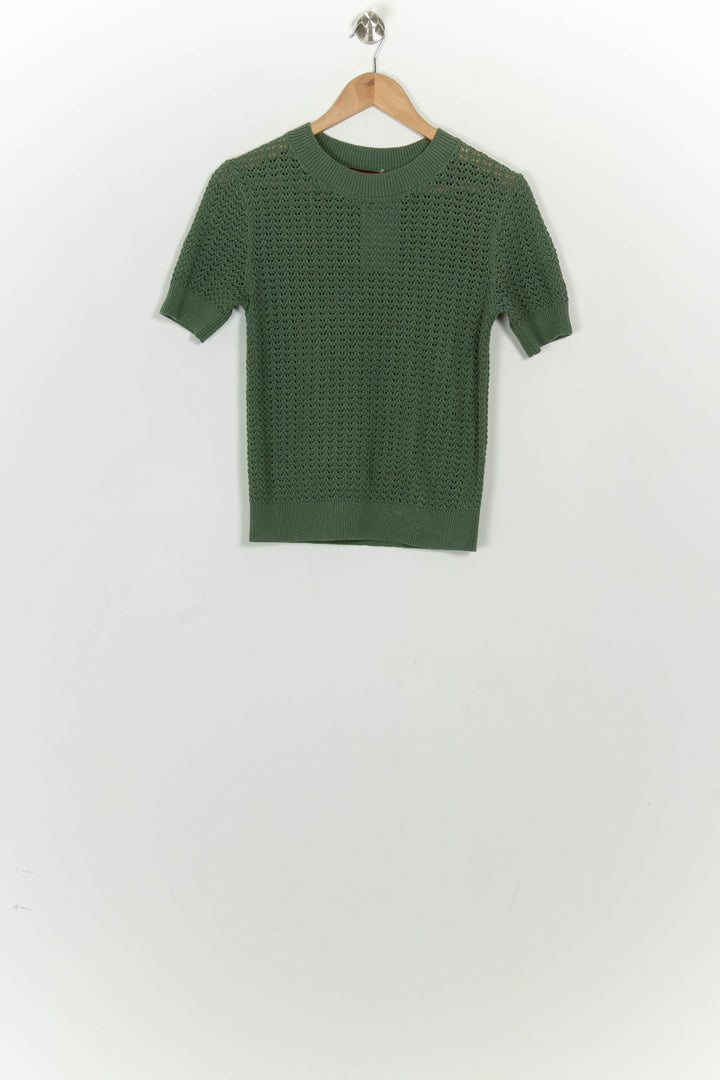 Pull À Manches Courtes Vert - Taille S/36 de la marque Comptoir des Cotonniers | PARAD125728 - Vendu par Paradigme - Image 2
