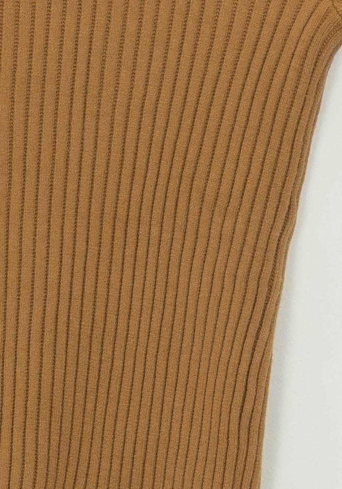 Top Côtelé À Manches Trois-Quarts Marron - Taille S/36 de la marque Petite Mendigote | PARAD125731 - Vendu par Paradigme - Image 3