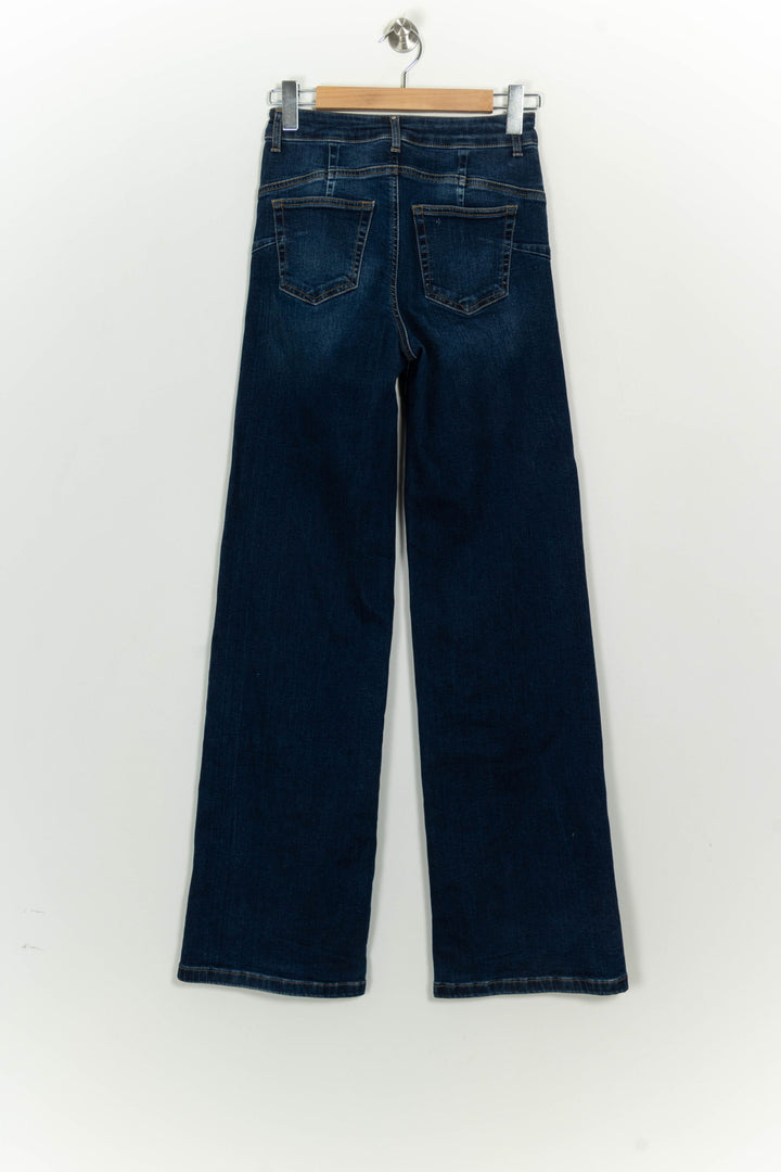 Jean Large Bleu - Taille M/38 de la marque Liu Jo | PARAD125734 - Vendu par Paradigme - Image 5