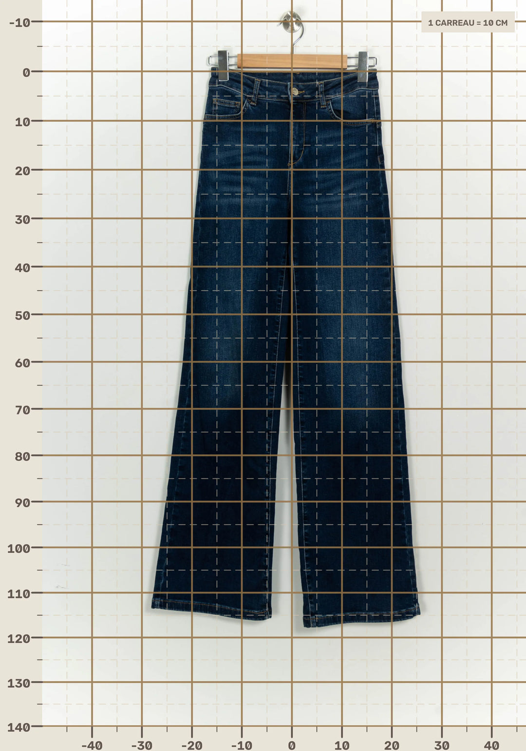 Jean Large Bleu - Taille M/38 de la marque Liu Jo | PARAD125734 - Vendu par Paradigme - Image 4