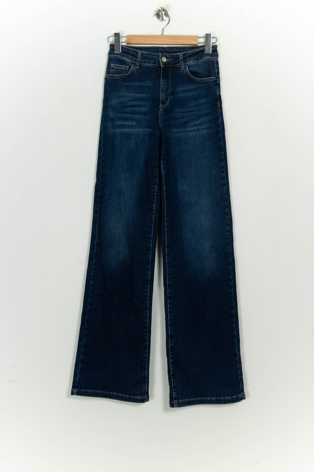 Jean Large Bleu - Taille M/38 de la marque Liu Jo | PARAD125734 - Vendu par Paradigme - Image 2
