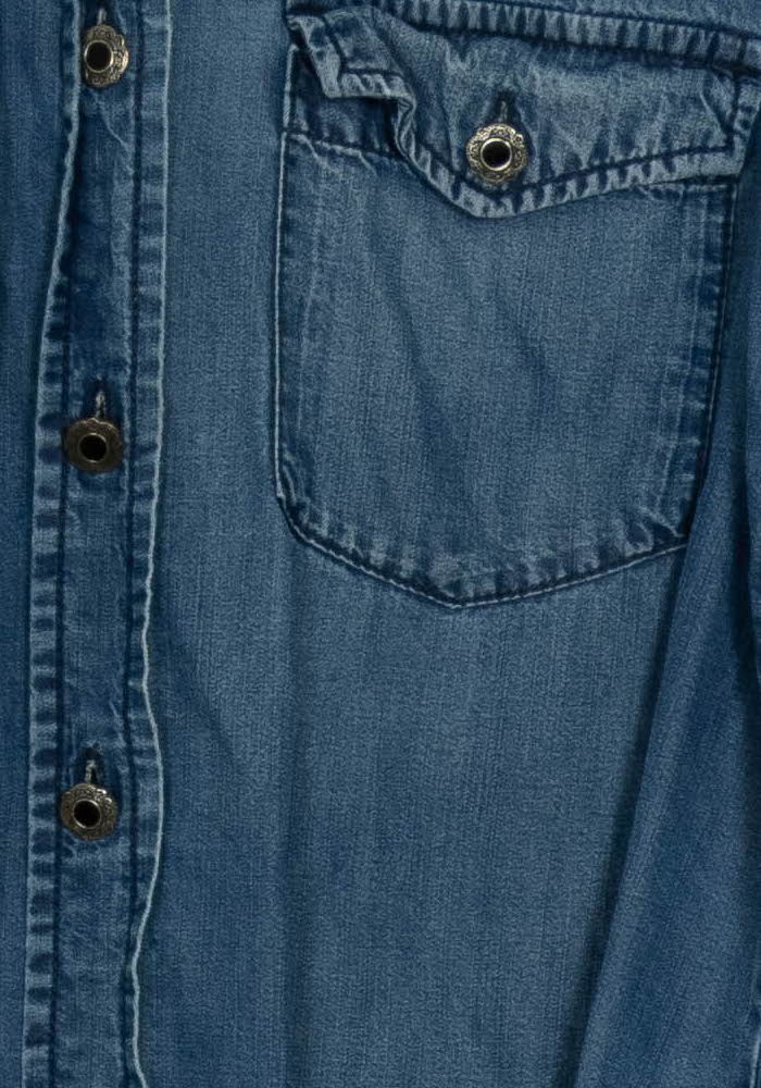 Chemise En Jean Bleue - Taille XS/34 de la marque The Kooples | PARAD125737 - Vendu par Paradigme - Image 3
