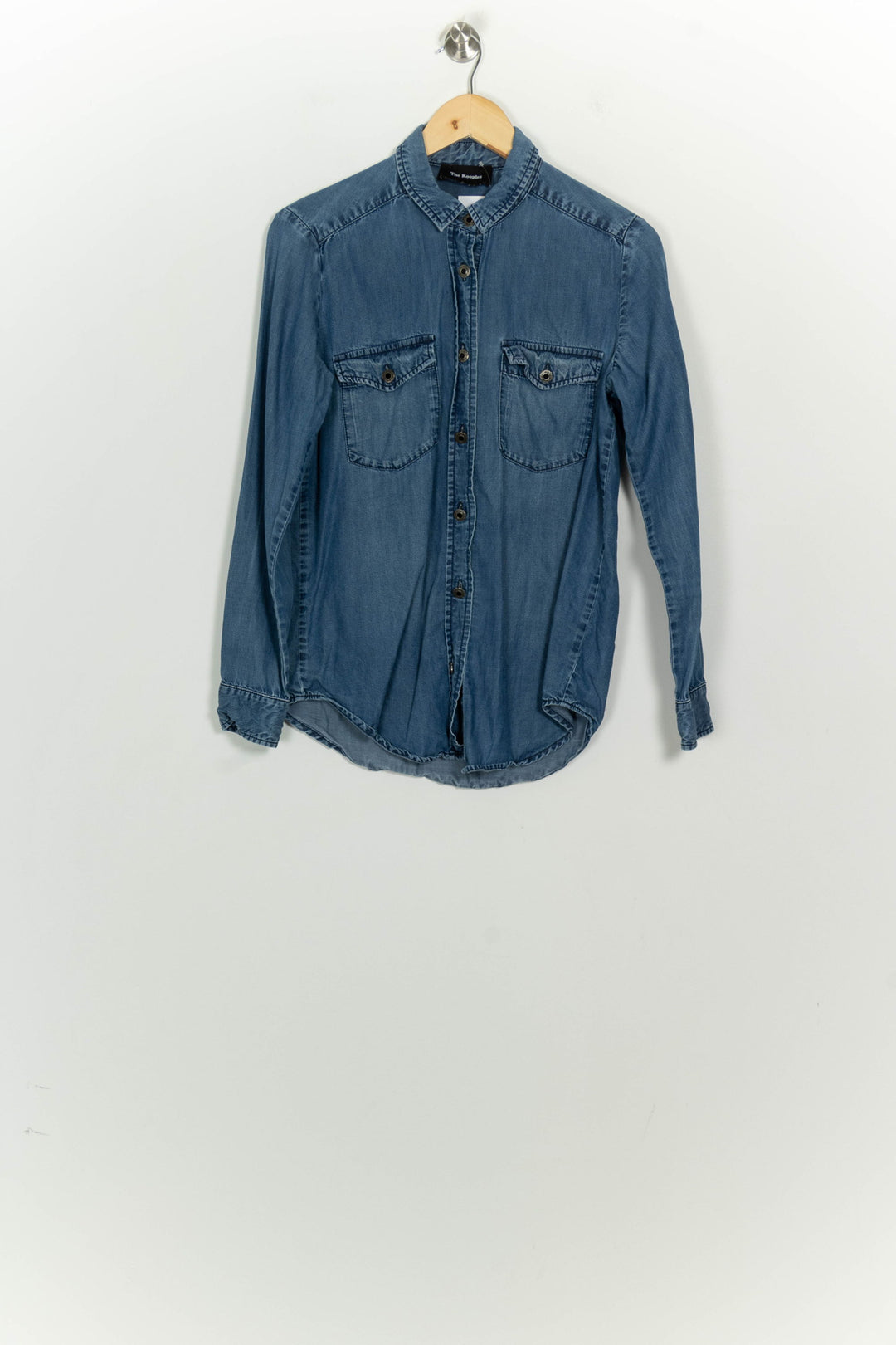 Chemise En Jean Bleue - Taille XS/34 de la marque The Kooples | PARAD125737 - Vendu par Paradigme - Image 2