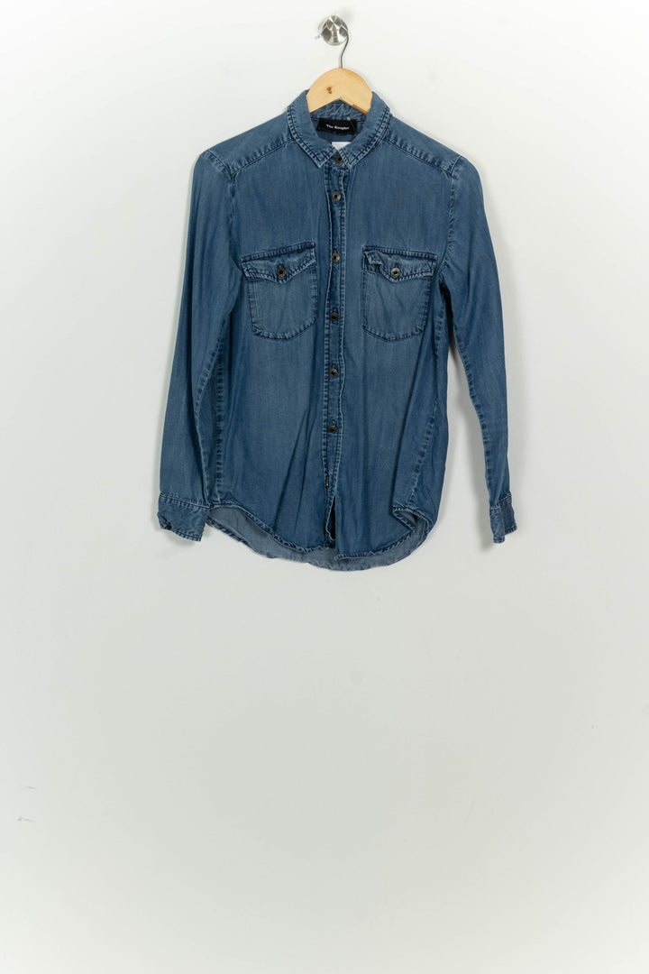 Chemise En Jean Bleue - Taille XS/34 de la marque The Kooples | PARAD125737 - Vendu par Paradigme - Image 2