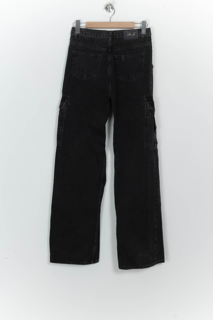 Jean Cargo Noir - Taille M/38 de la marque Liu Jo | PARAD125738 - Vendu par Paradigme - Image 5