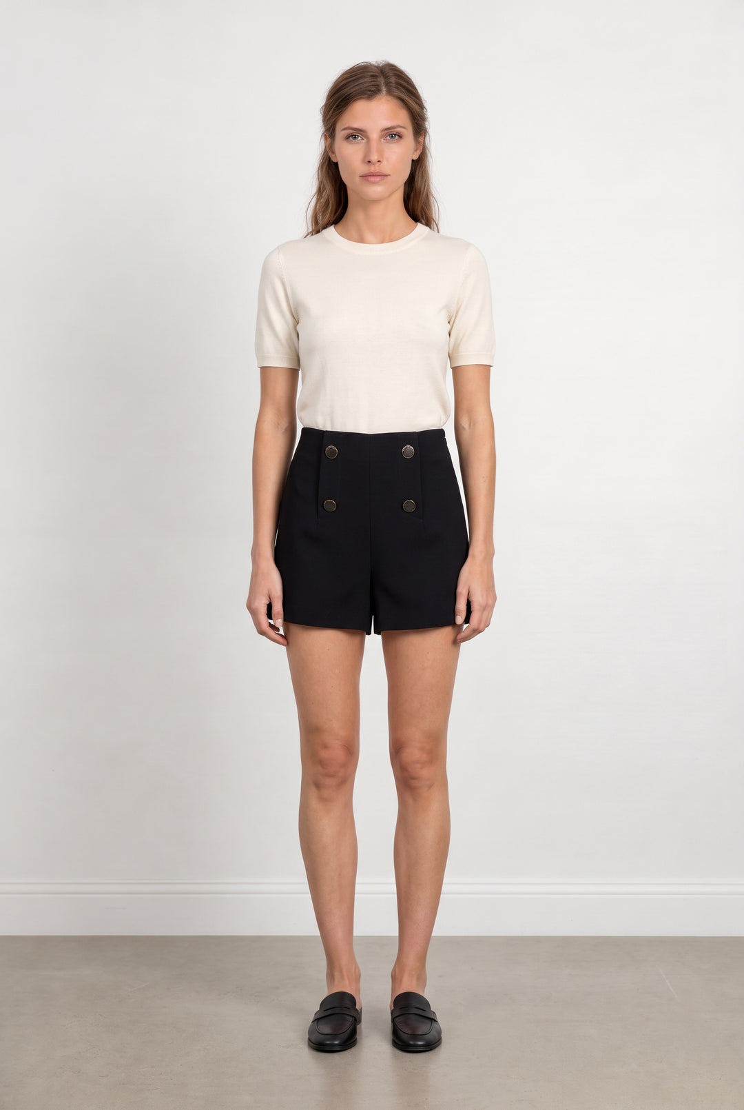 Short Noir - Taille M/38 de la marque Vanessa Bruno | PARAD125740 - Vendu par Paradigme - Image 1