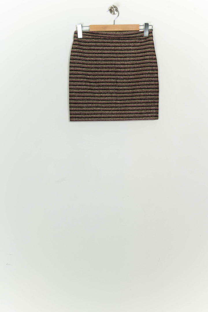 Jupe Courte Noire et Rose - Taille S/36 de la marque Sézane | PARAD125741 - Vendu par Paradigme - Image 5