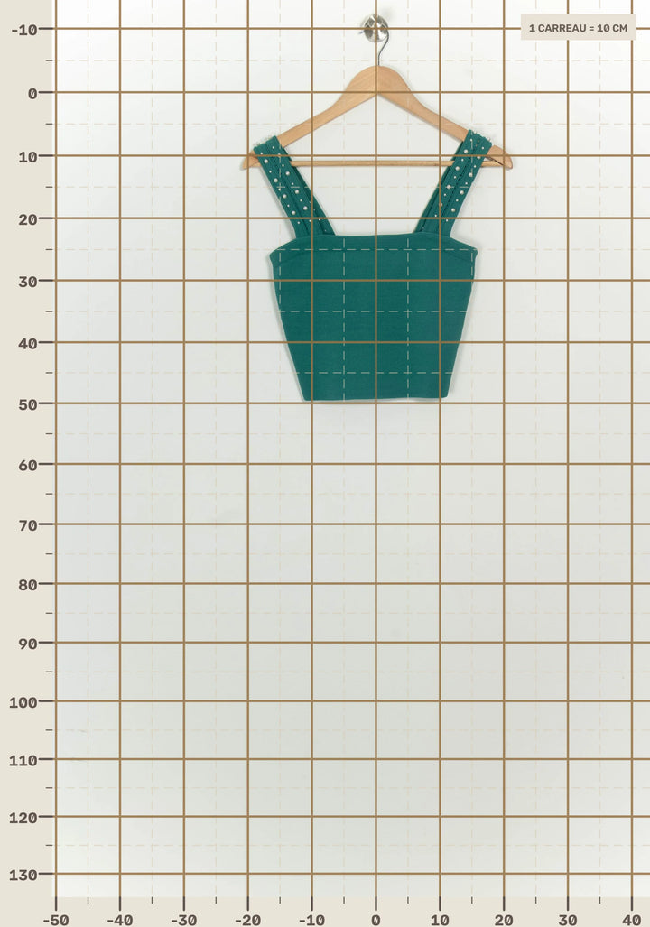 Débardeur Vert - Taille M/38 de la marque Sandro | PARAD125746 - Vendu par Paradigme - Image 4
