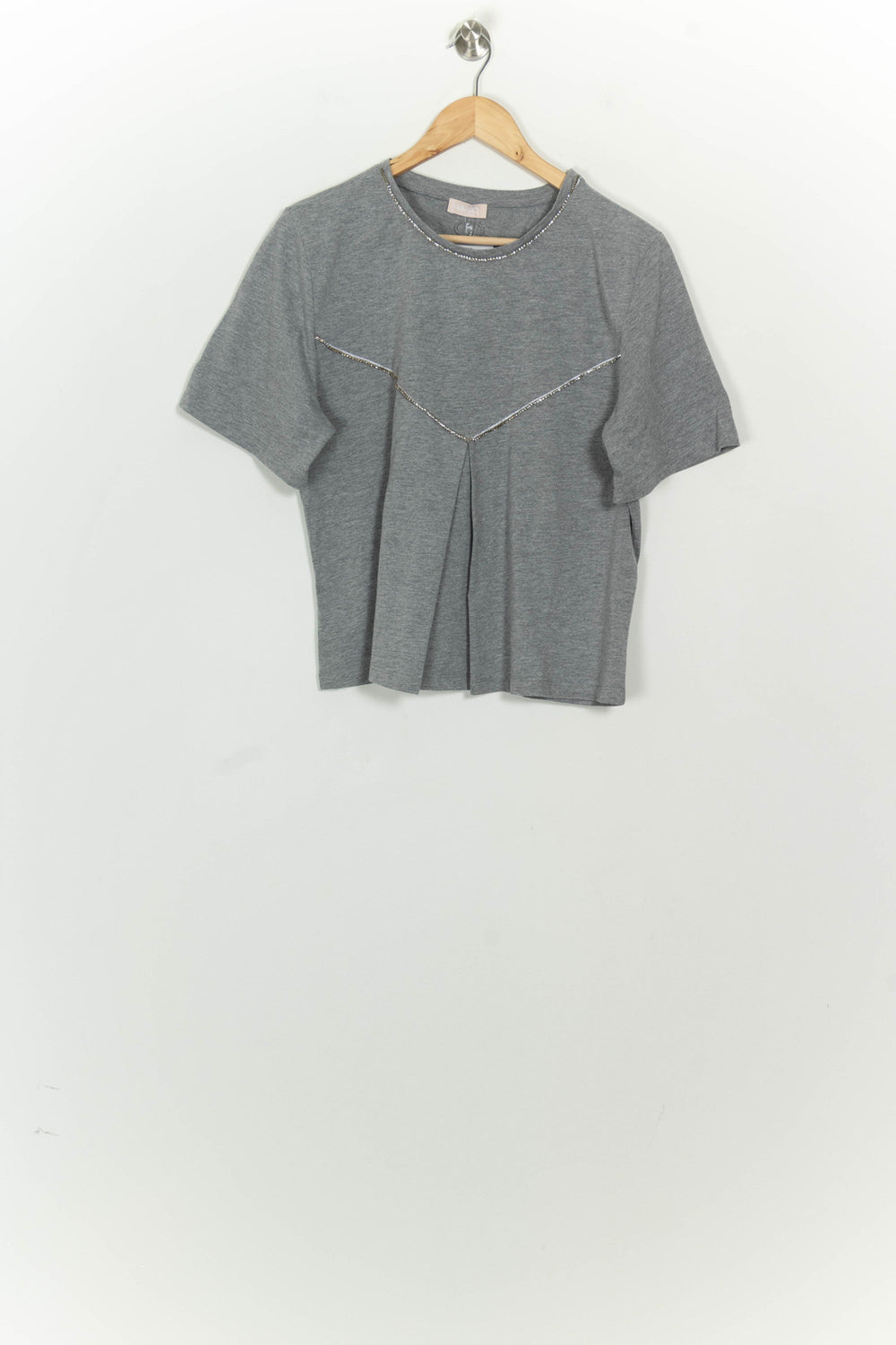 Tee-shirt Gris - Taille L/40 de la marque Liu Jo | PARAD125749 - Vendu par Paradigme - Image 2