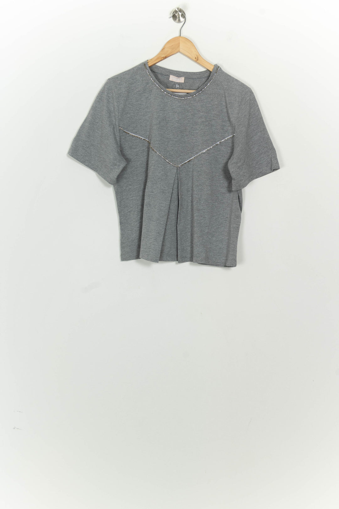 Tee-shirt Gris - Taille L/40 de la marque Liu Jo | PARAD125749 - Vendu par Paradigme - Image 2