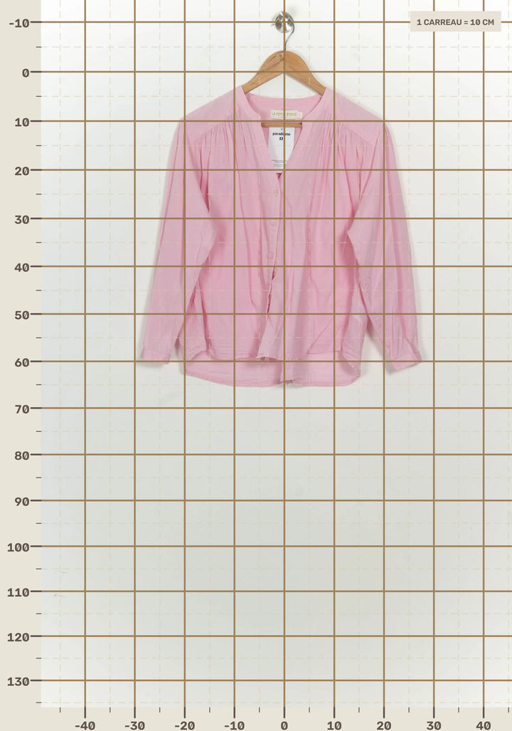Chemisier Rose - Taille M/38 de la marque La Petite Etoile | PARAD125752 - Vendu par Paradigme - Image 4