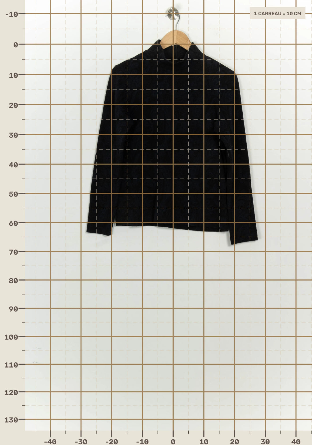 Pull À Col Montant Bleu - Taille M/38 de la marque La Fée Maraboutée | PARAD125758 - Vendu par Paradigme - Image 4