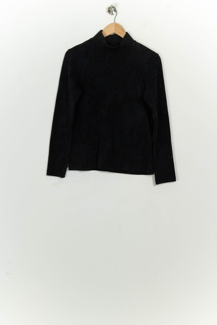 Pull À Col Montant Bleu - Taille M/38 de la marque La Fée Maraboutée | PARAD125758 - Vendu par Paradigme - Image 2