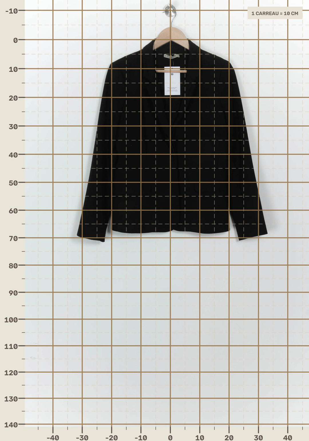 Blazer Noir - Taille L/40 de la marque Kookai | PARAD125766 - Vendu par Paradigme - Image 4