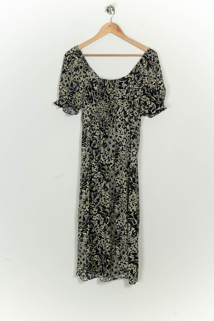 Robe Midi Noire et Beige - Taille S/36 de la marque ba&amp;sh | PARAD125767 - Vendu par Paradigme - Image 5