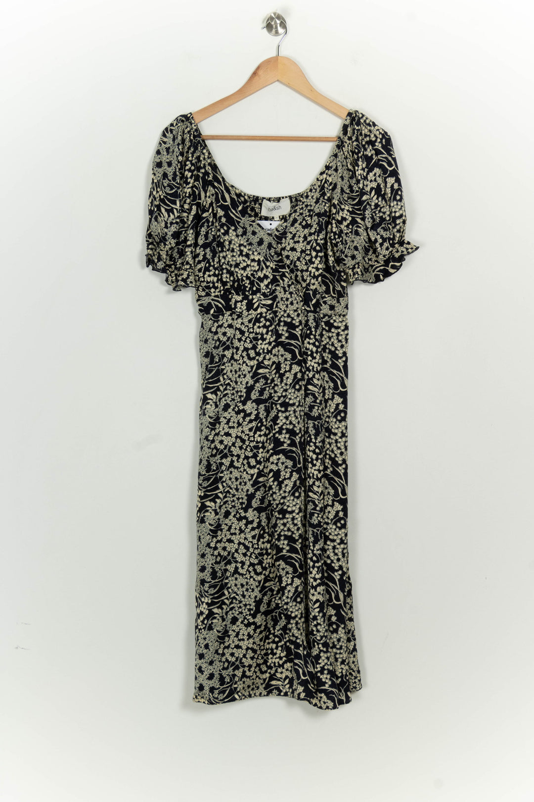 Robe Midi Noire et Beige - Taille S/36 de la marque ba&amp;sh | PARAD125767 - Vendu par Paradigme - Image 2