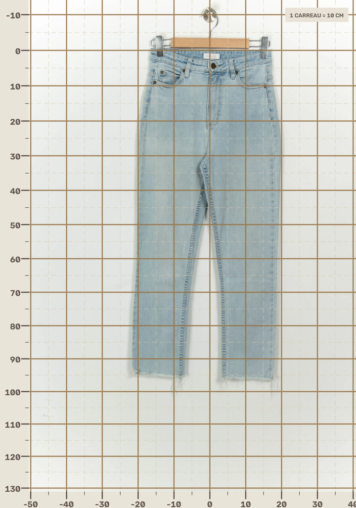Jean Droit Bleu Clair - Taille M/38 de la marque Kookai | PARAD125770 - Vendu par Paradigme - Image 4