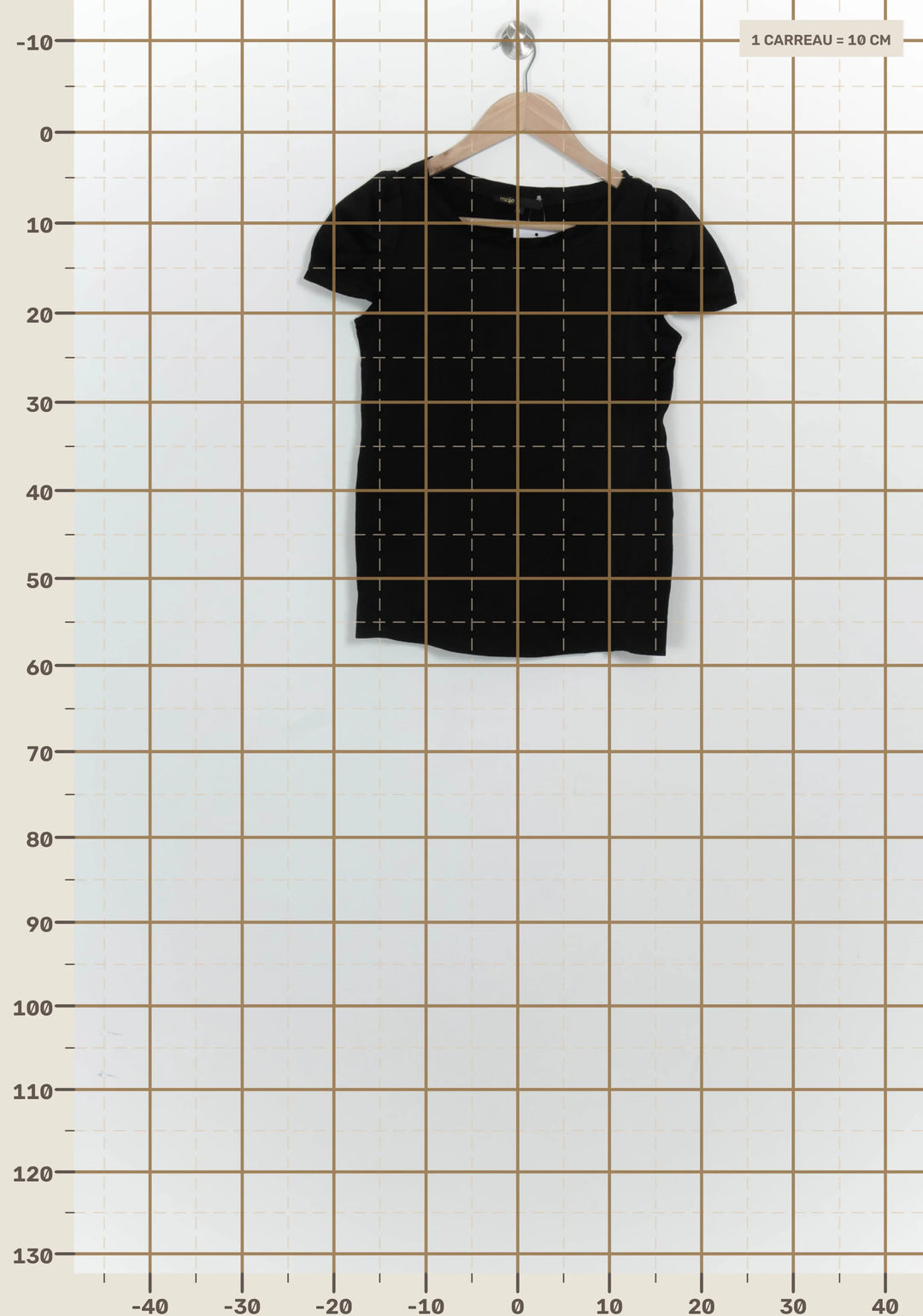T-Shirt Noir - Taille S/36 de la marque Maje | PARAD125774 - Vendu par Paradigme - Image 4