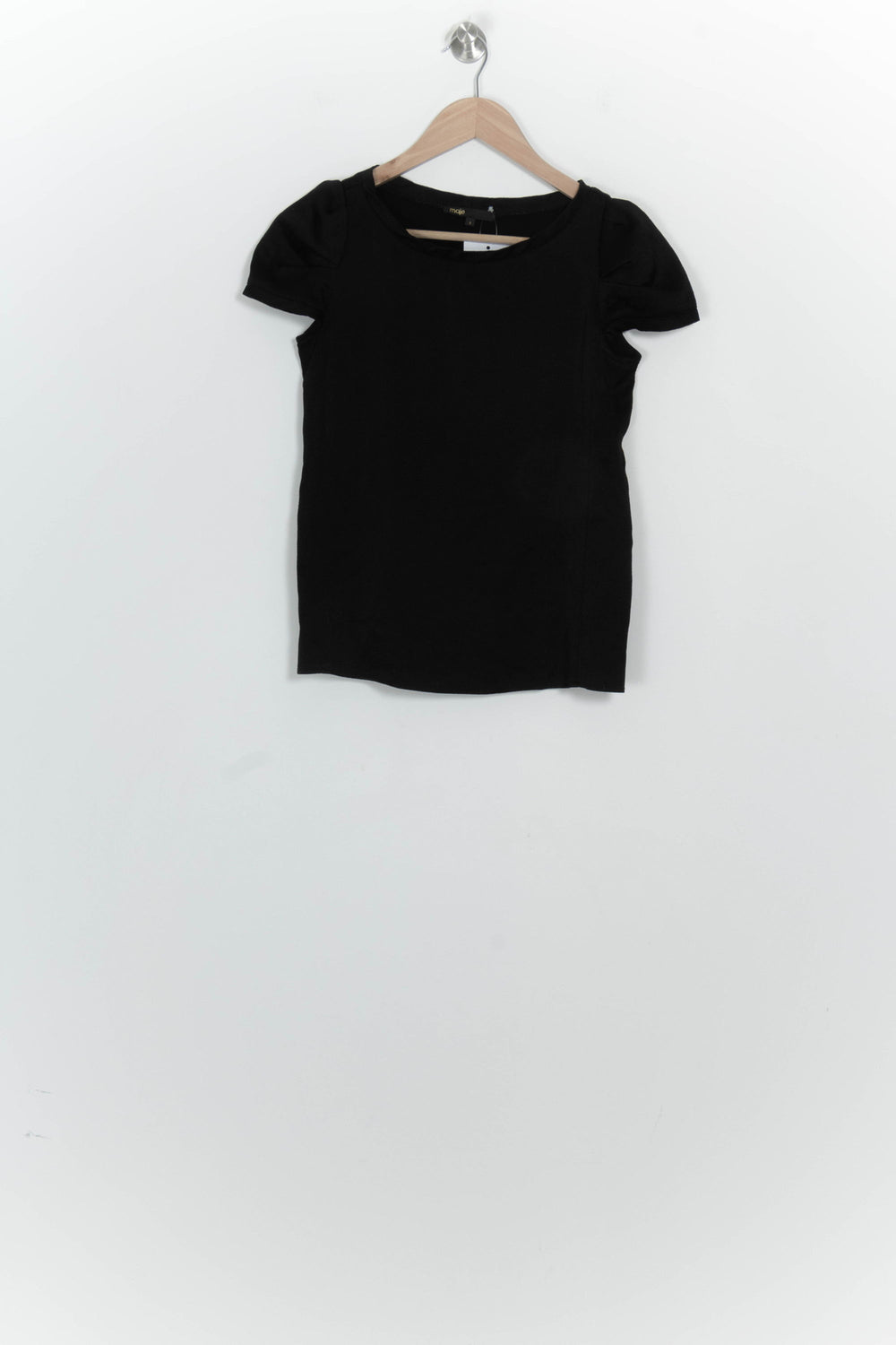 T-Shirt Noir - Taille S/36 de la marque Maje | PARAD125774 - Vendu par Paradigme - Image 2