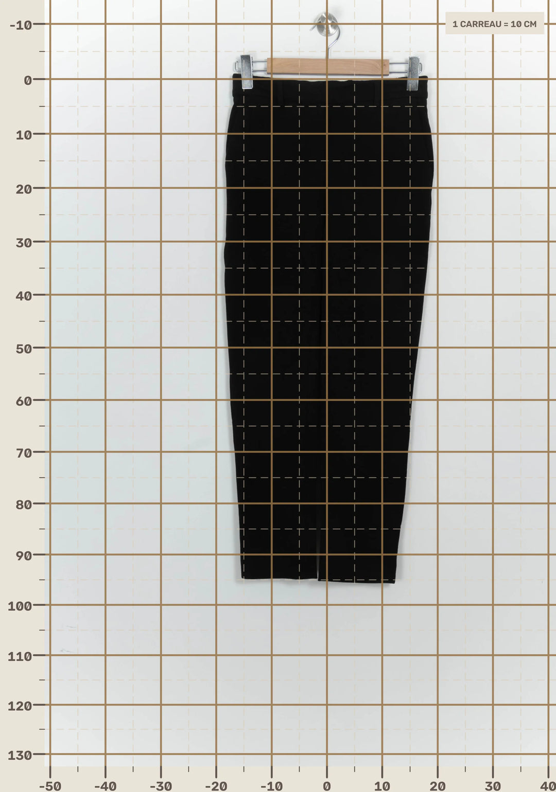Pantalon Noir - Taille S/36 de la marque Caroll | PARAD125777 - Vendu par Paradigme - Image 4