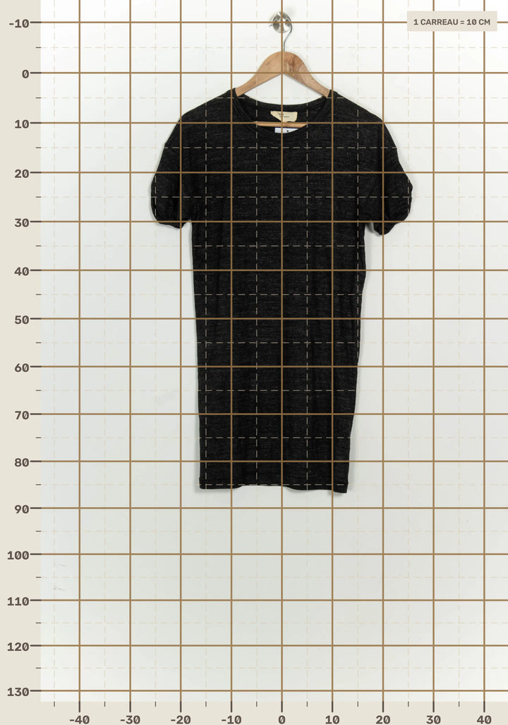 Robe T-Shirt Anthracite - Taille S/36 de la marque Isabel Marant étoile | PARAD125779 - Vendu par Paradigme - Image 4
