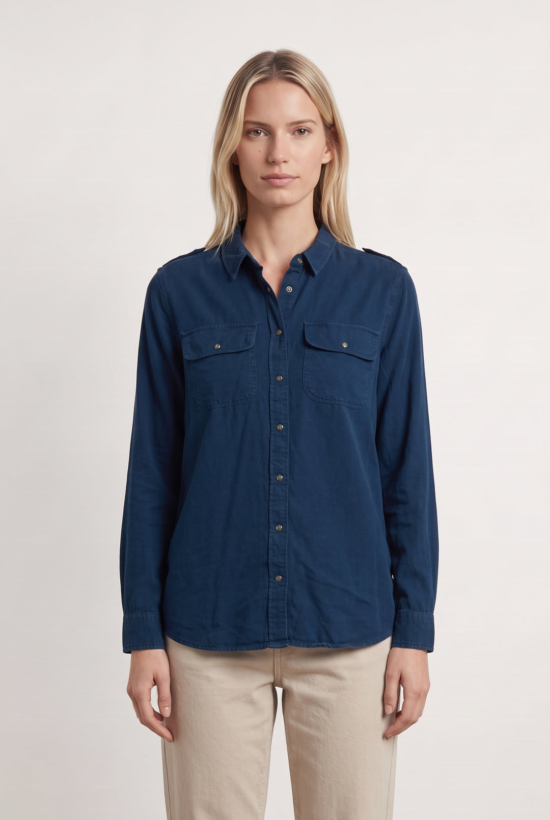 Chemise Bleu Foncé - Taille S/36 de la marque Sézane | PARAD125780 - Vendu par Paradigme - Image 1