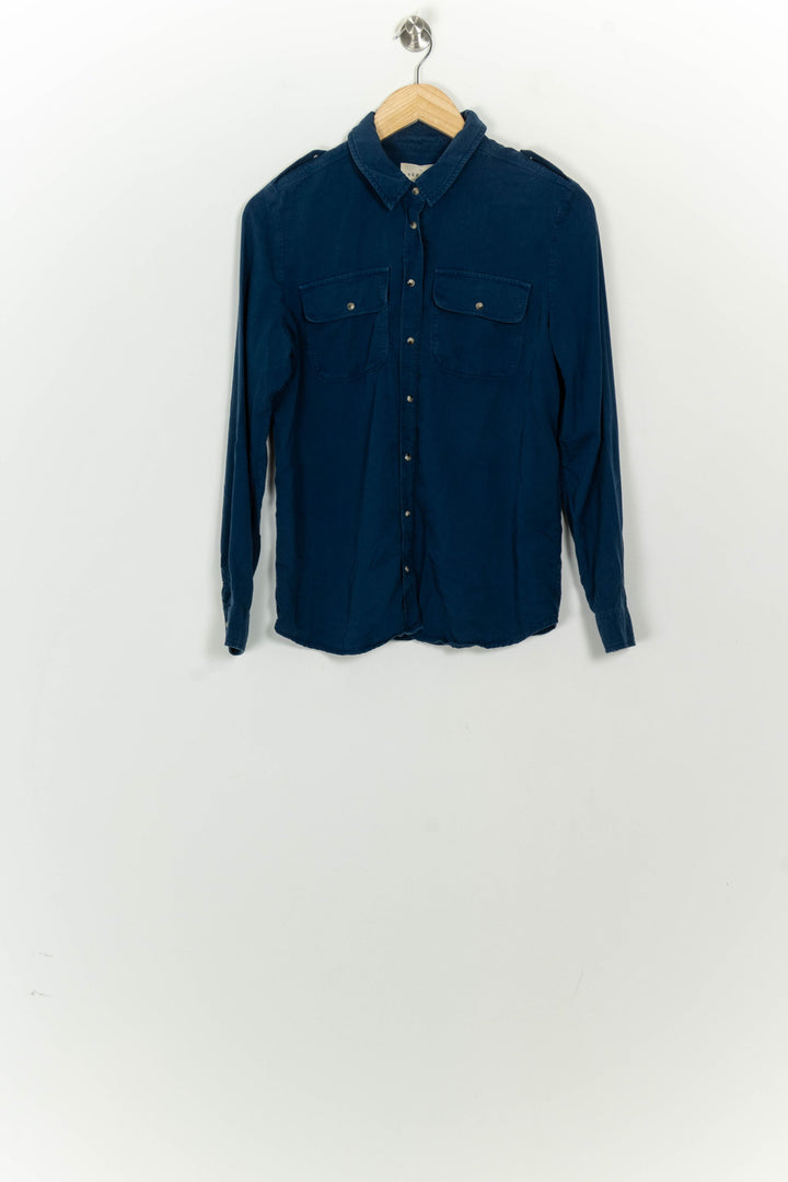Chemise Bleu Foncé - Taille S/36 de la marque Sézane | PARAD125780 - Vendu par Paradigme - Image 2